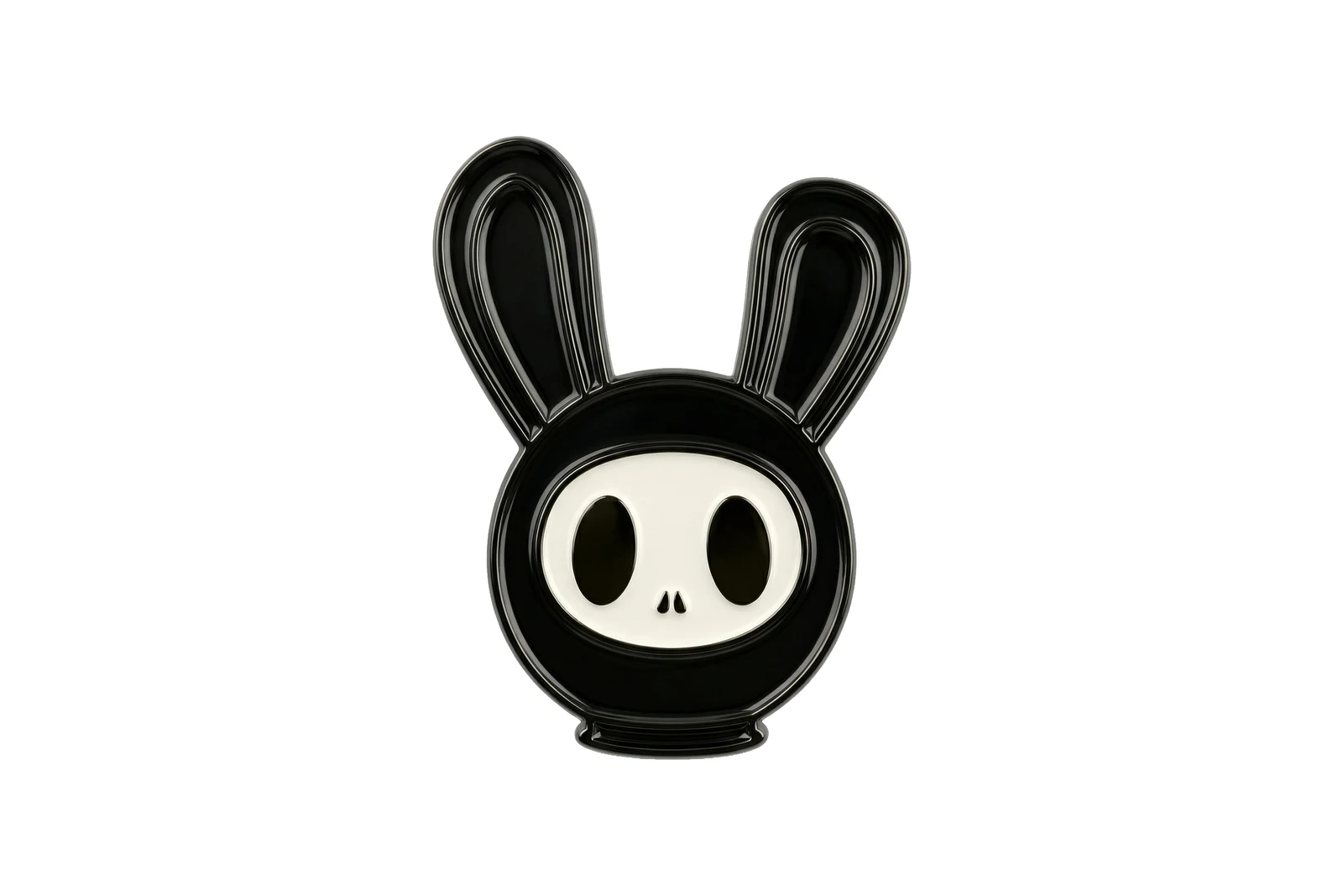 Coally head enamel pin