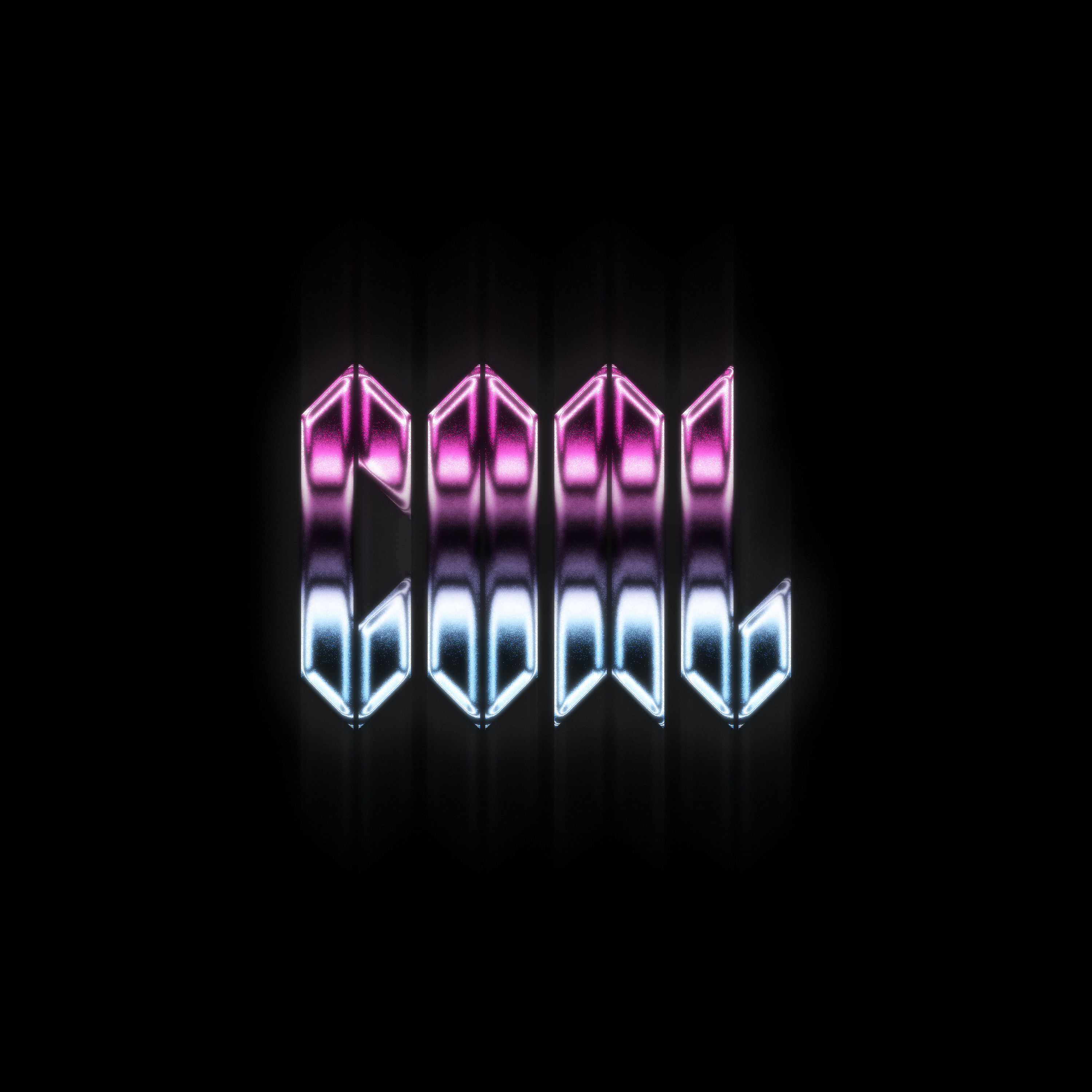 COAL logo render 05 — neon double