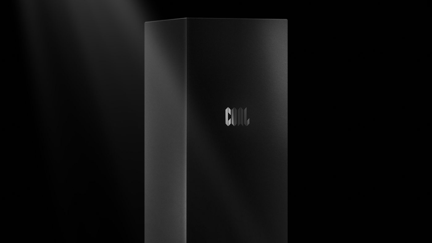 The box: black on black, nothing on the outside but the COAL mark.