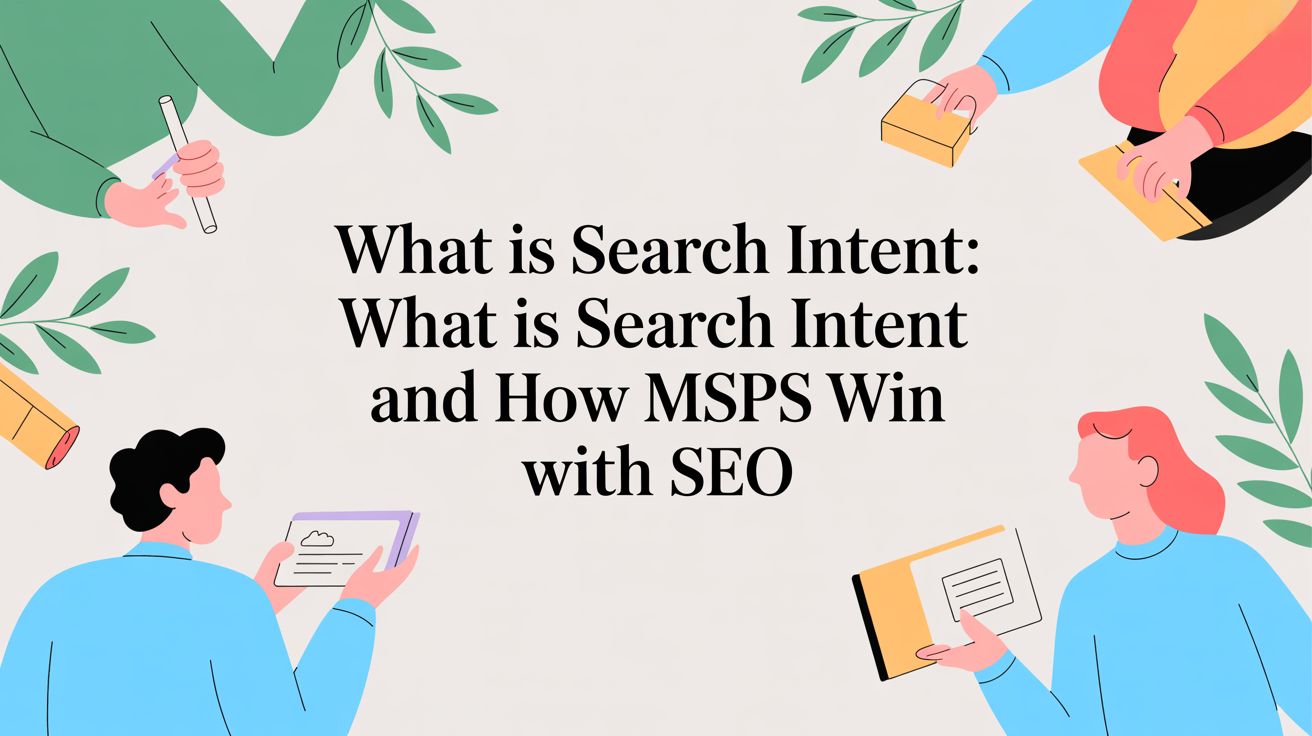What Is Search Intent and How Can MSPs Win with SEO?