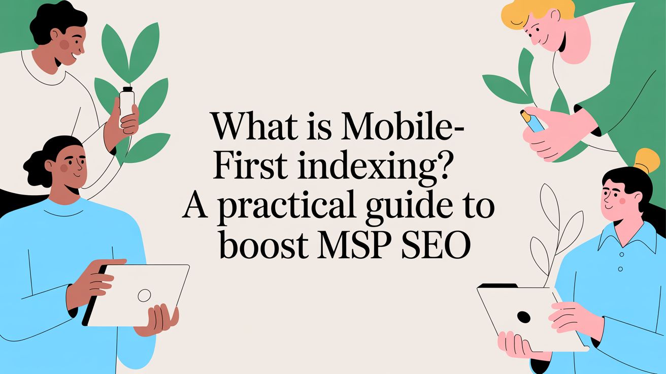 What is mobile-first indexing? A Practical Guide to Boost MSP SEO