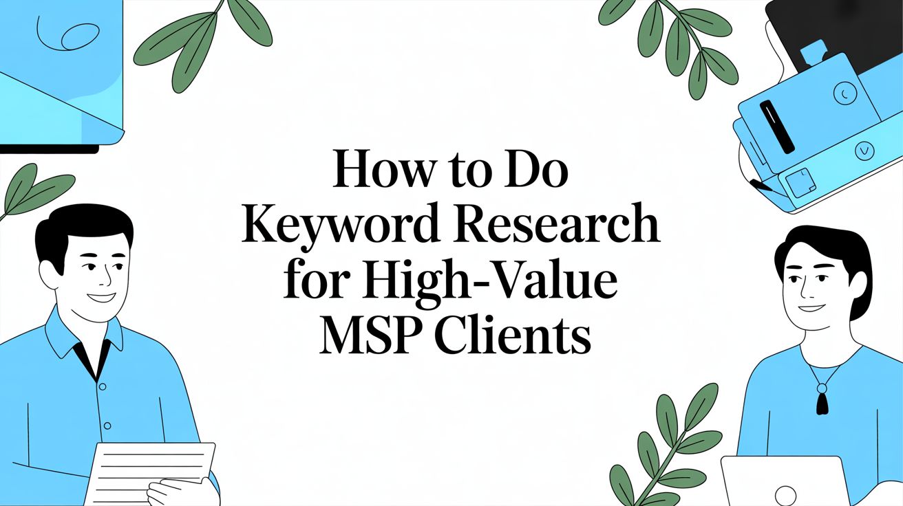 How to Do Keyword Research for High-Value MSP Clients