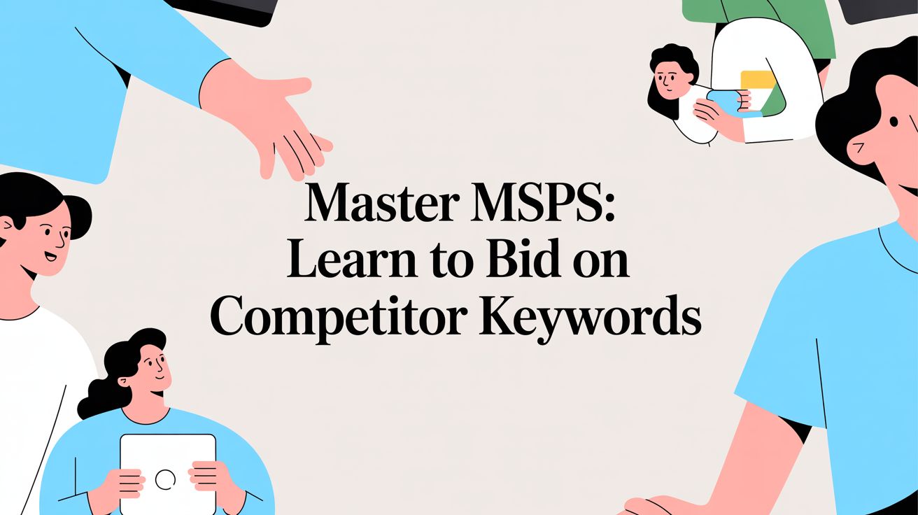 Master MSPs: Learn to bid on competitor keywords