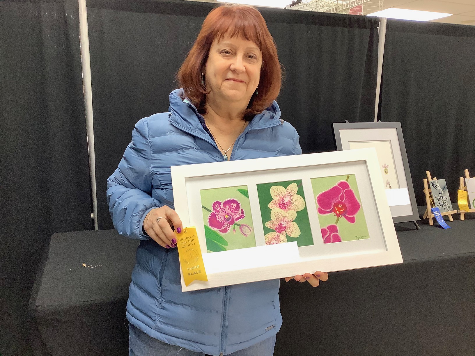 Michigan Orchid Society Show by Jan Irvin - Third Place