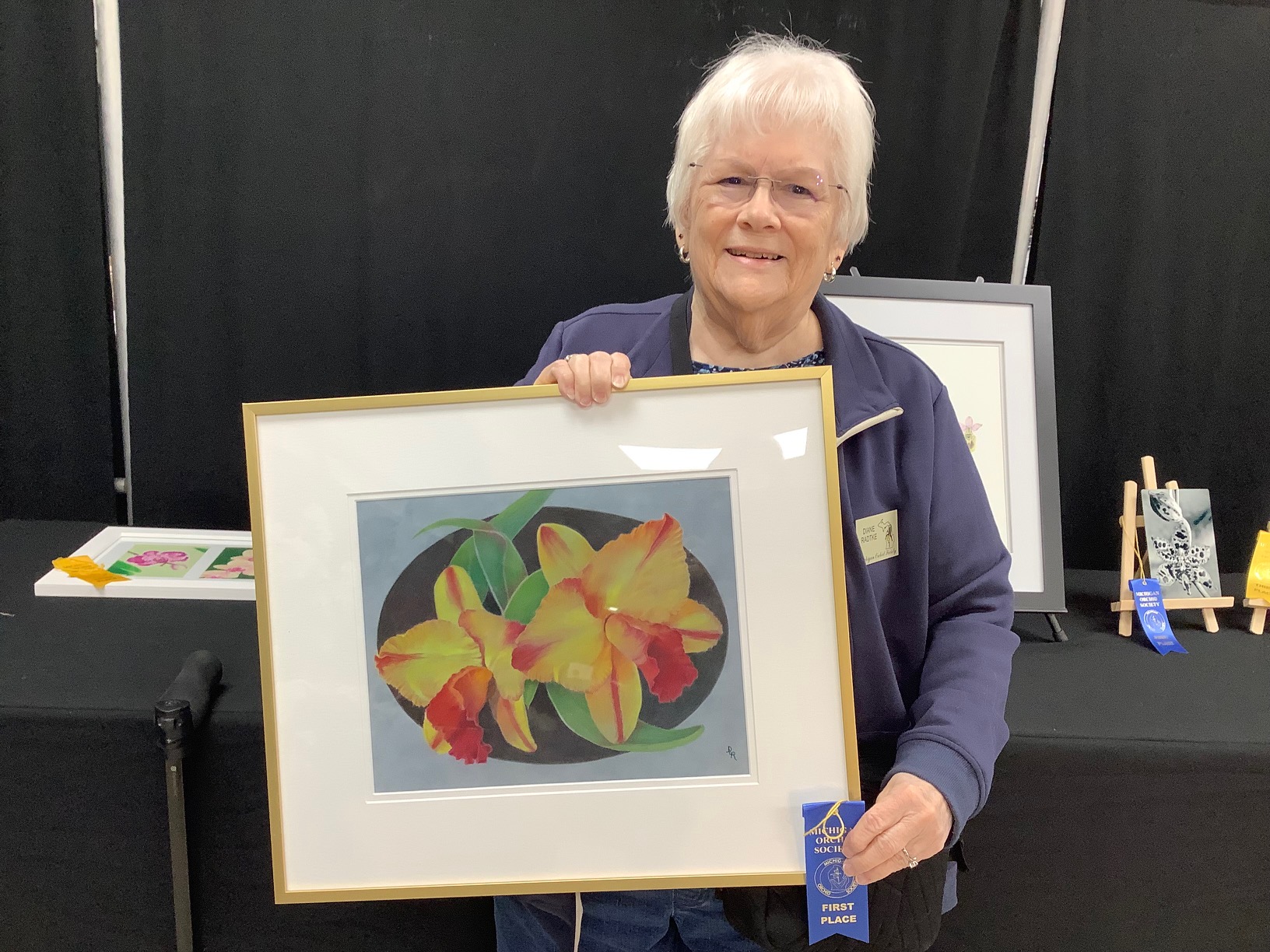 Michigan Orchid Society Show by Diane Radtke - First Place