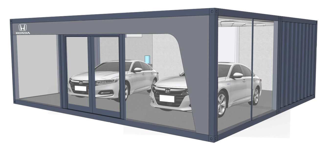 ServioAuto modular car showroom