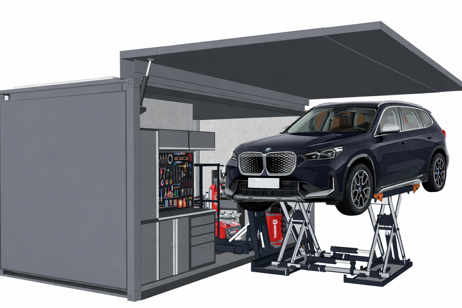 ServioAuto modular automobile repair station