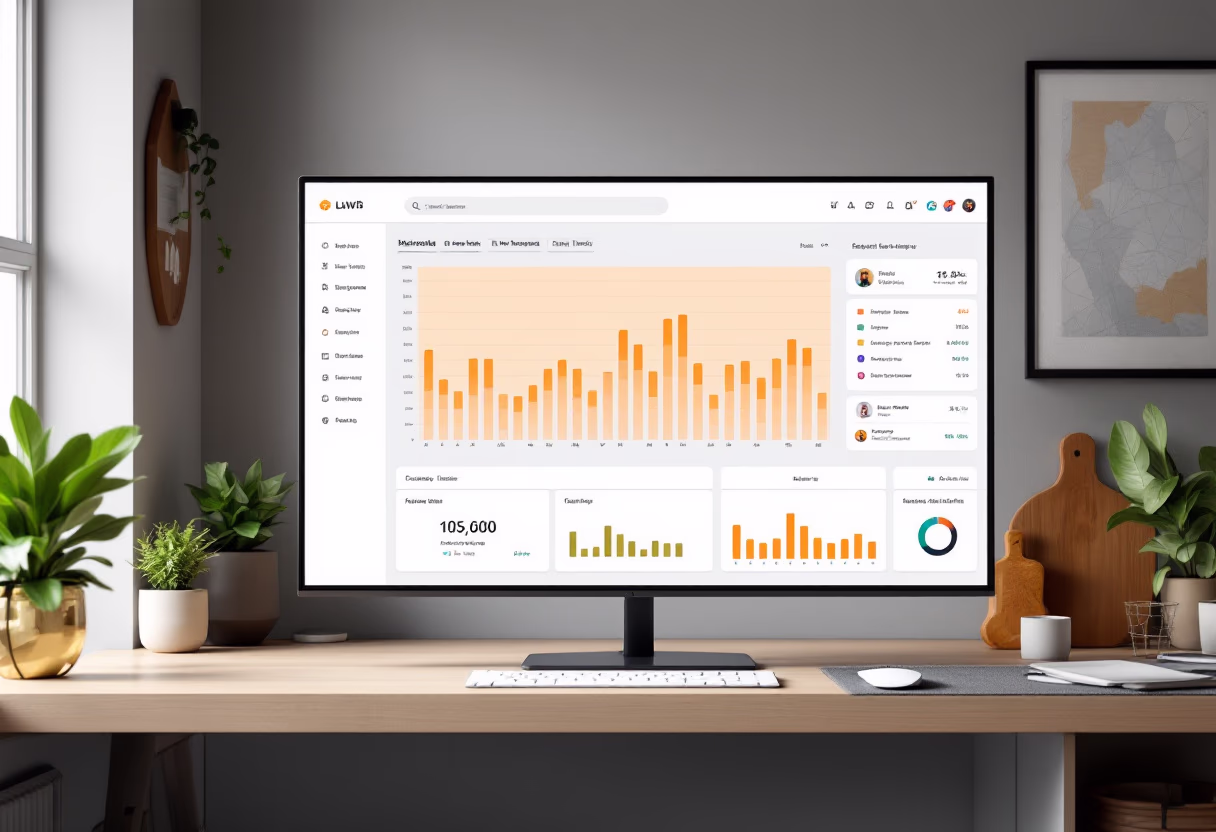 [interface] image of software dashboard integration (for a legal tech)