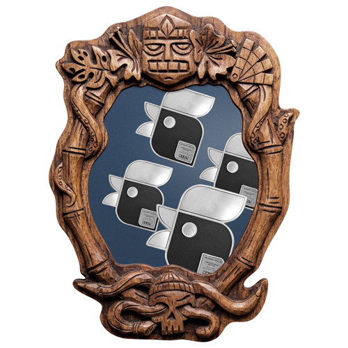 Awards - silberne Hähne im Hideaway Holzrahmen