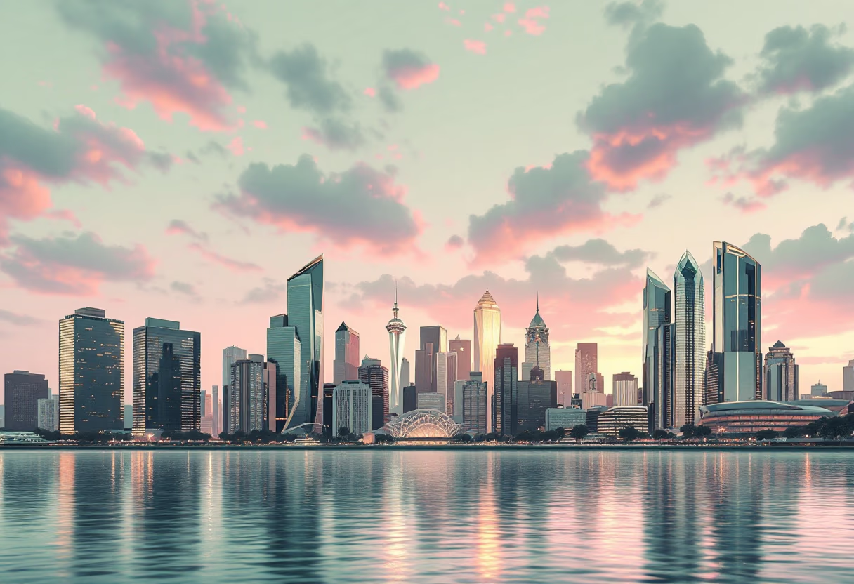 image of city skyline (for a real estate tech)