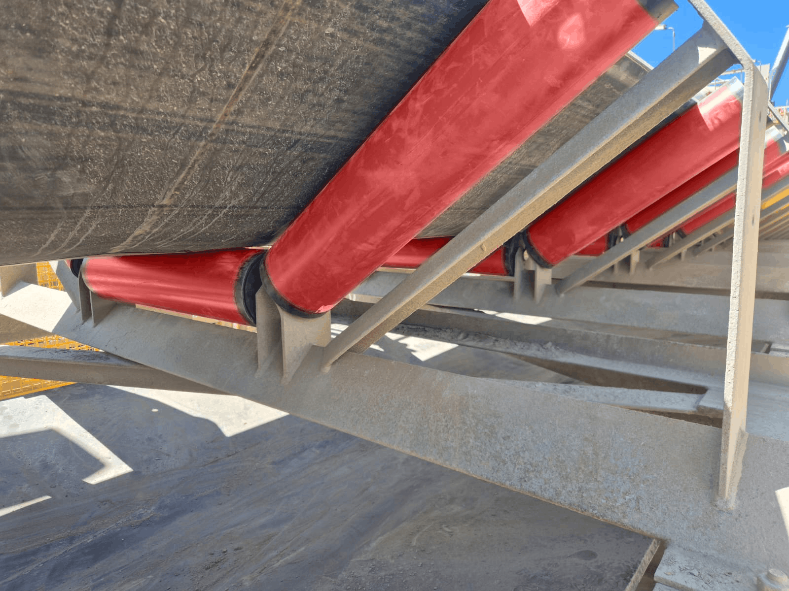 Convex equipment on site