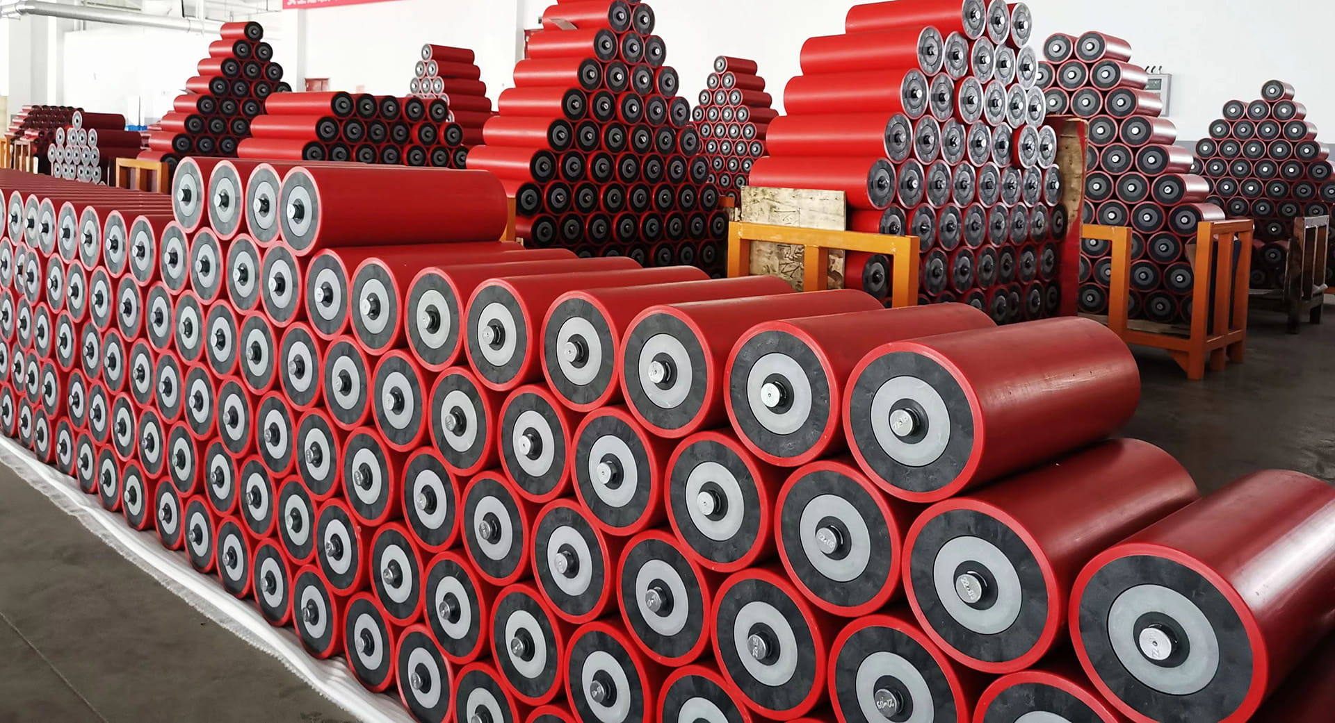 Convex composite rollers