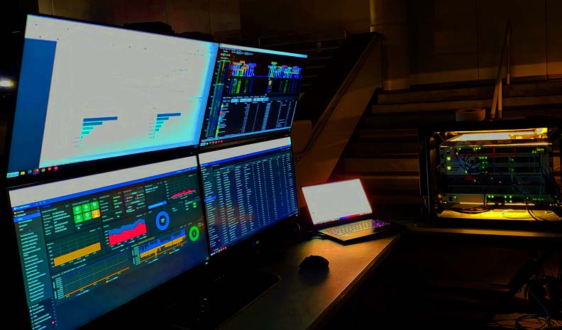 Mobile network operations center monitoring live event connectivity point-to-point