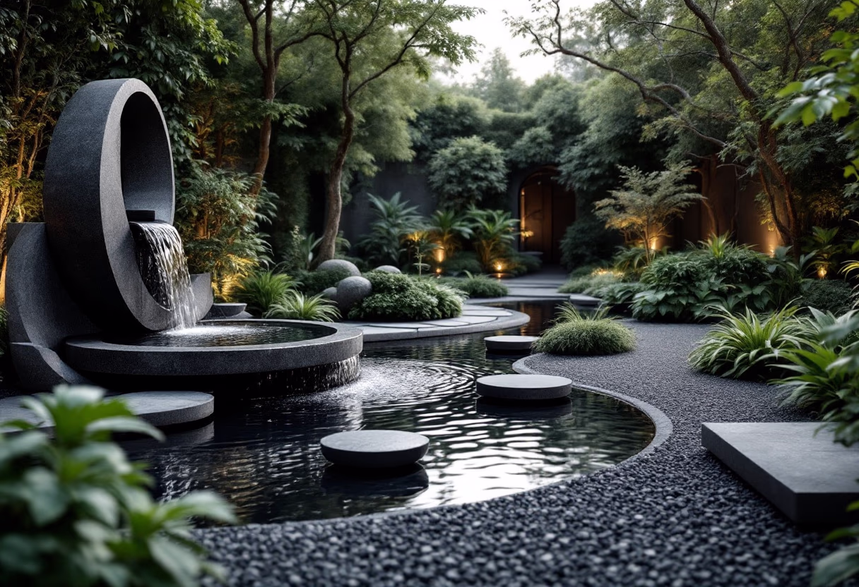 Front yard makeover with welcoming walkways and custom planters