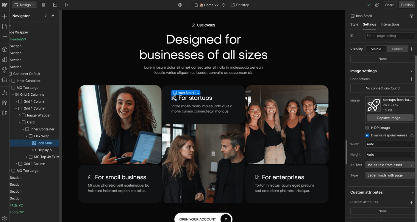 Icons And Graphics - Creditflow Webflow Template | BRIX Templates