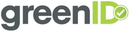 GreenID logo with the text 'greenID' and a check mark inside a green shield.