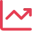 Red upward trending graph arrow symbolizing growth