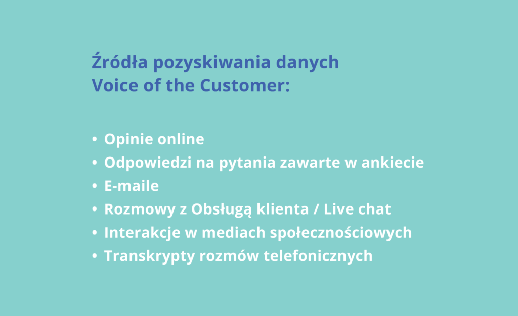 Voice of the Customer