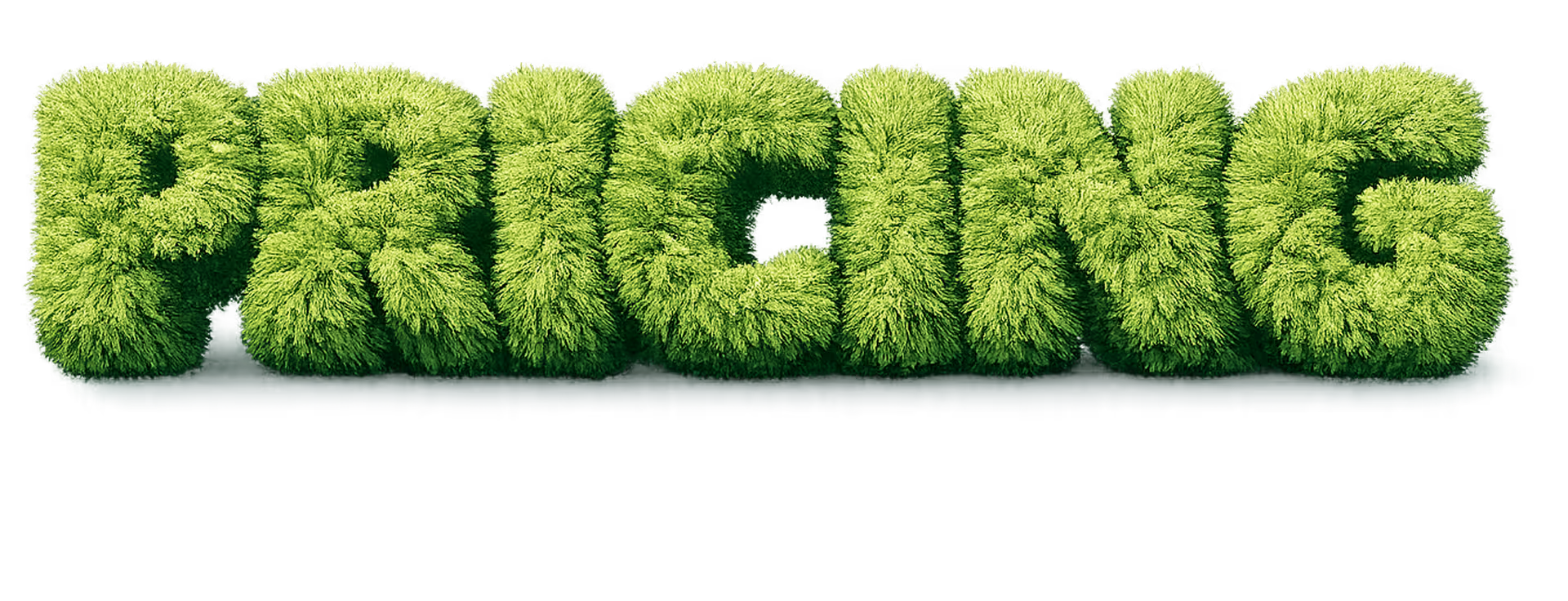 The word 'ТАРИФИ' formed by green grass.