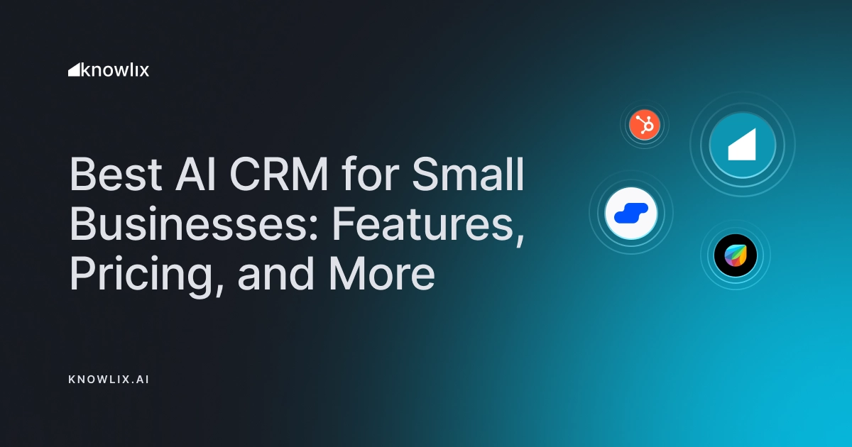 Comparison of 6 AI CRMs for small businesses in 2026