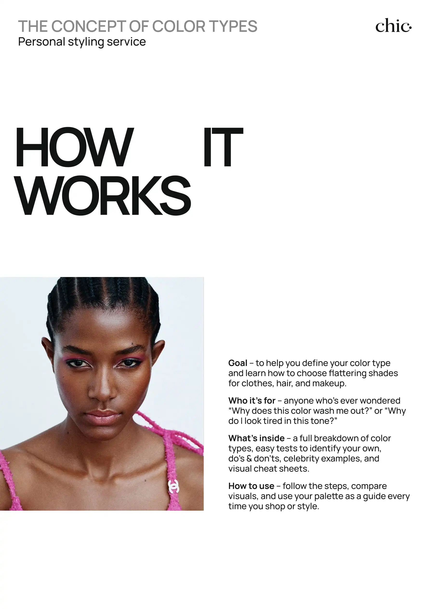 Color types guide by Chic Update