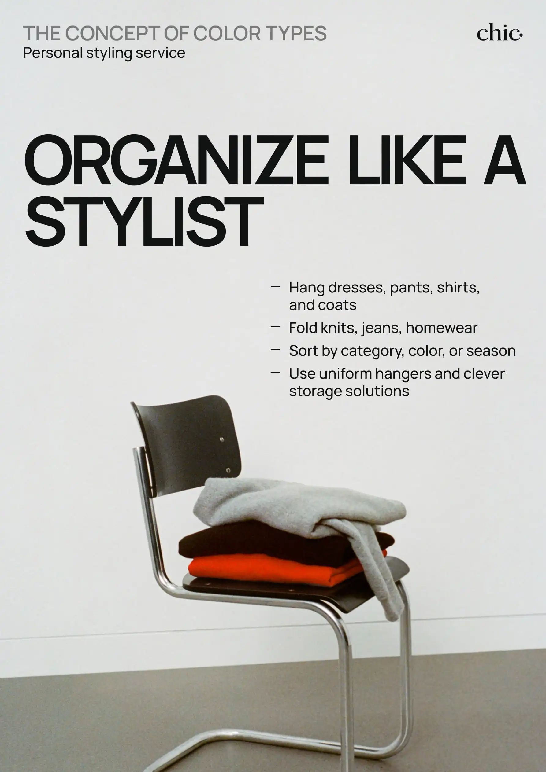 Wardrobe audit guide by Chic Update