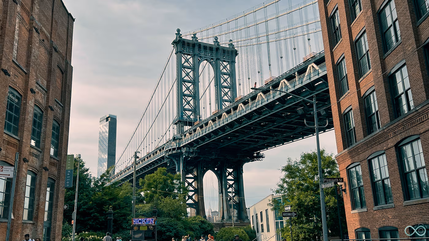 Brooklyn Bridge in New York City, USA