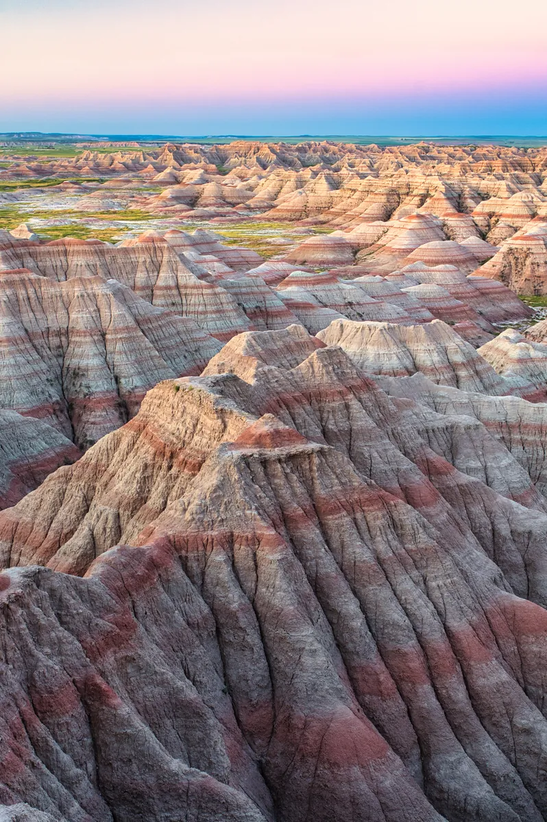 Badlands Nationalpark, South Dakota, USA – erodierte Felsformationen