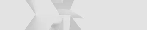 Abstract geometric 3D shapes with soft shadows in light gray tones.