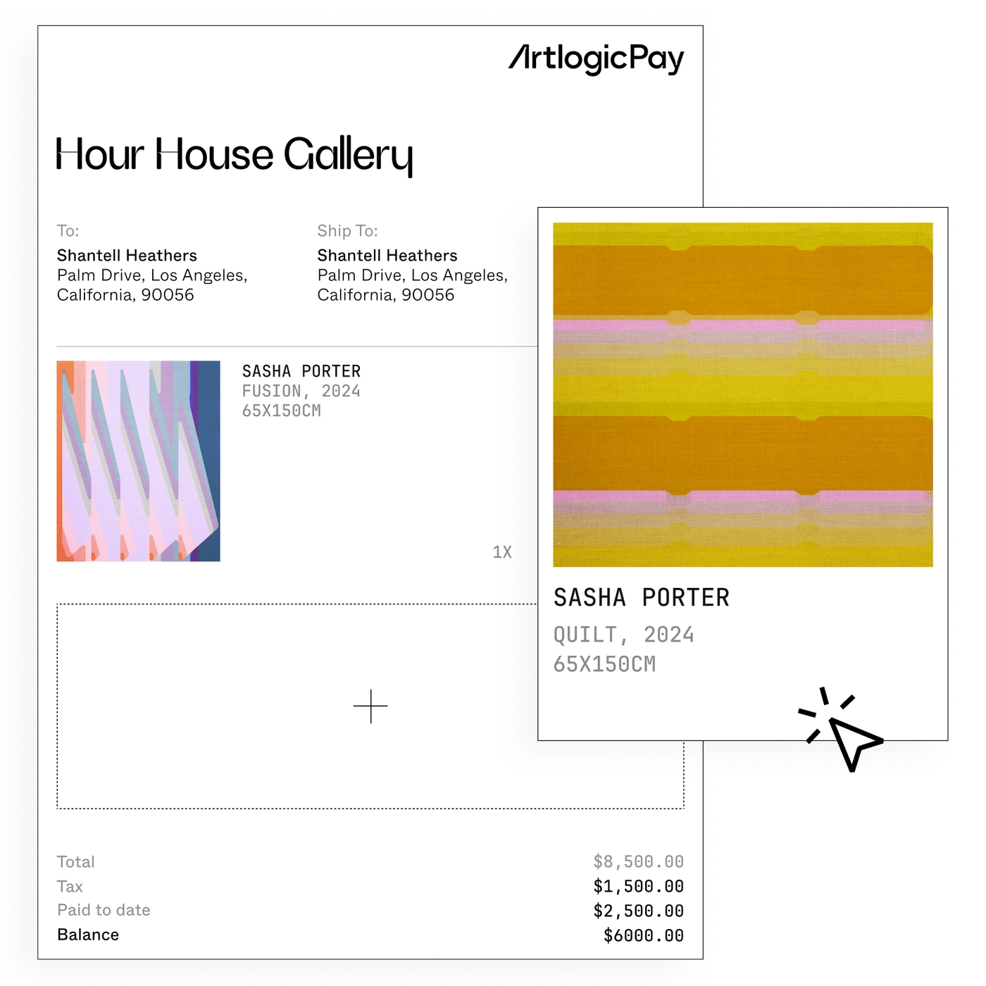 Artlogic Pay - Invoices
