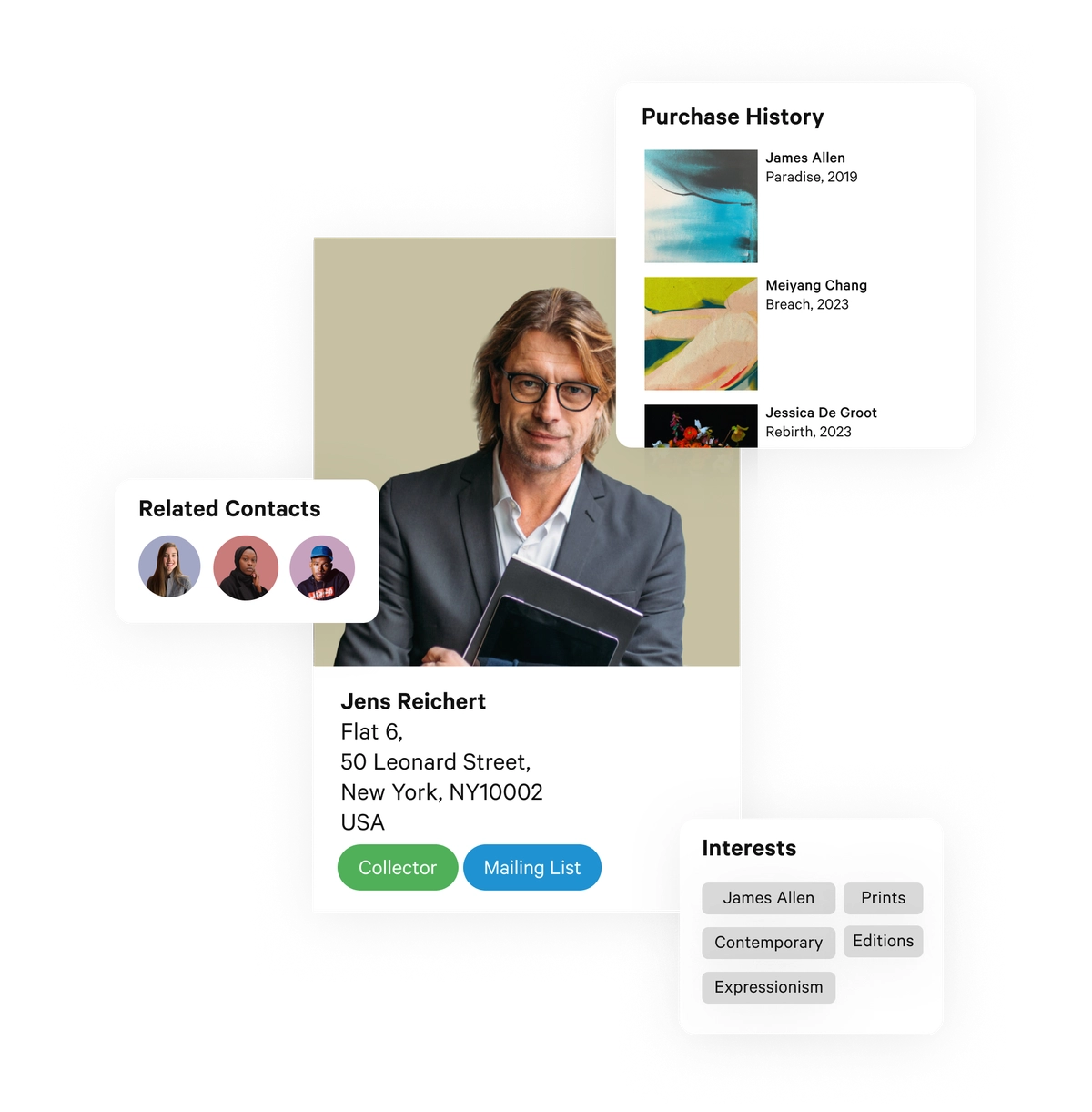 Artlogic Contact UI