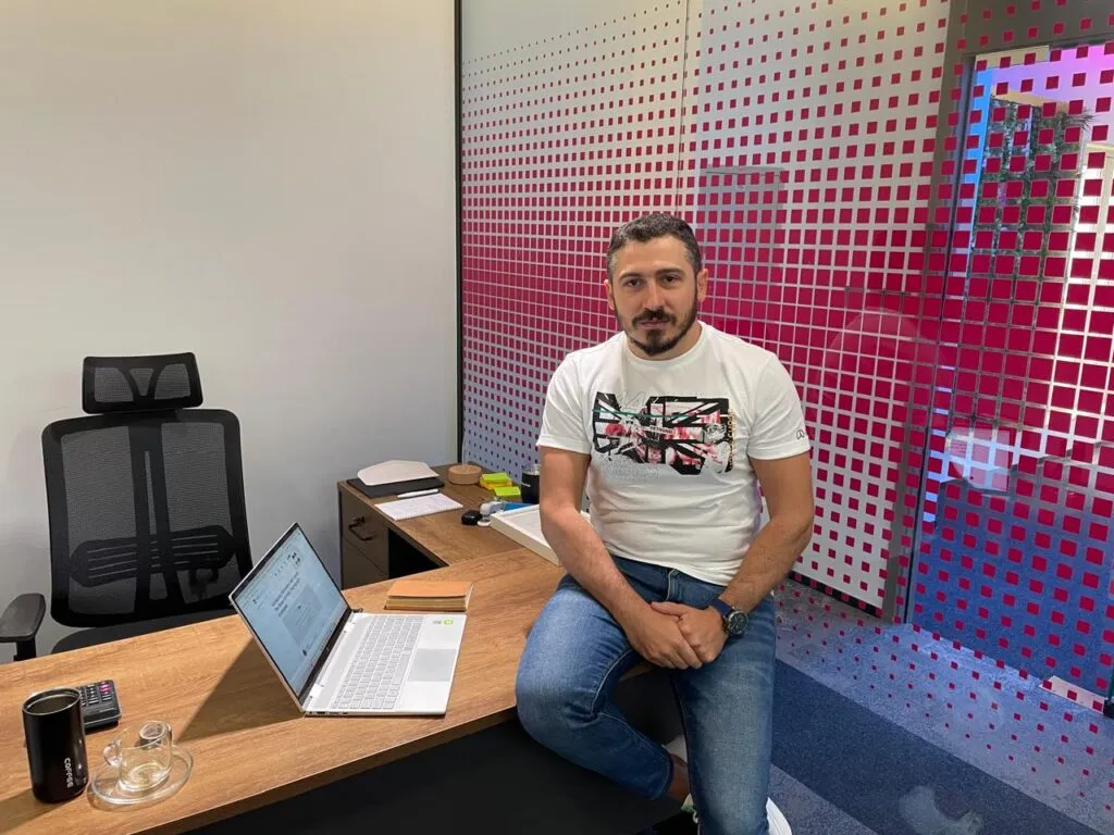 Elie Farhat, founder of Emerald Ventures, at an event
