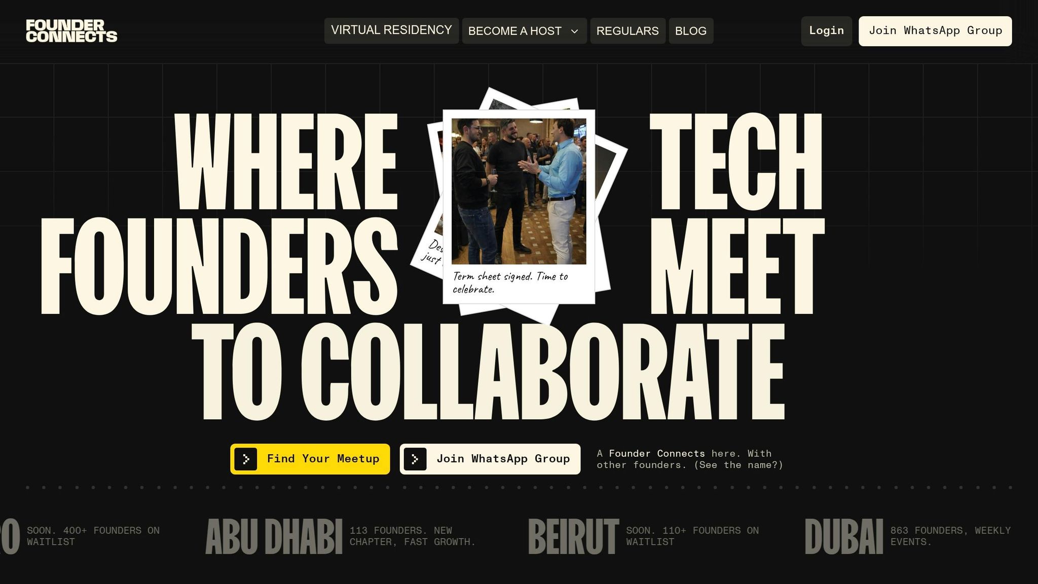 Founder Connects