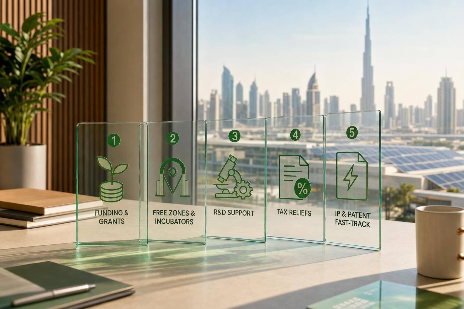 Top 5 UAE Incentives for Green Tech Startups