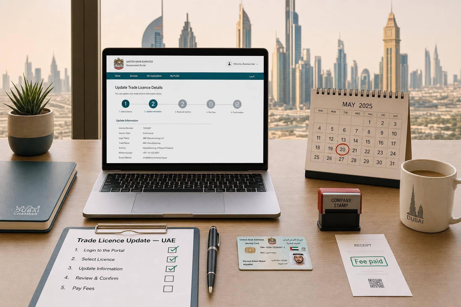 How to Update Trade License Details in UAE