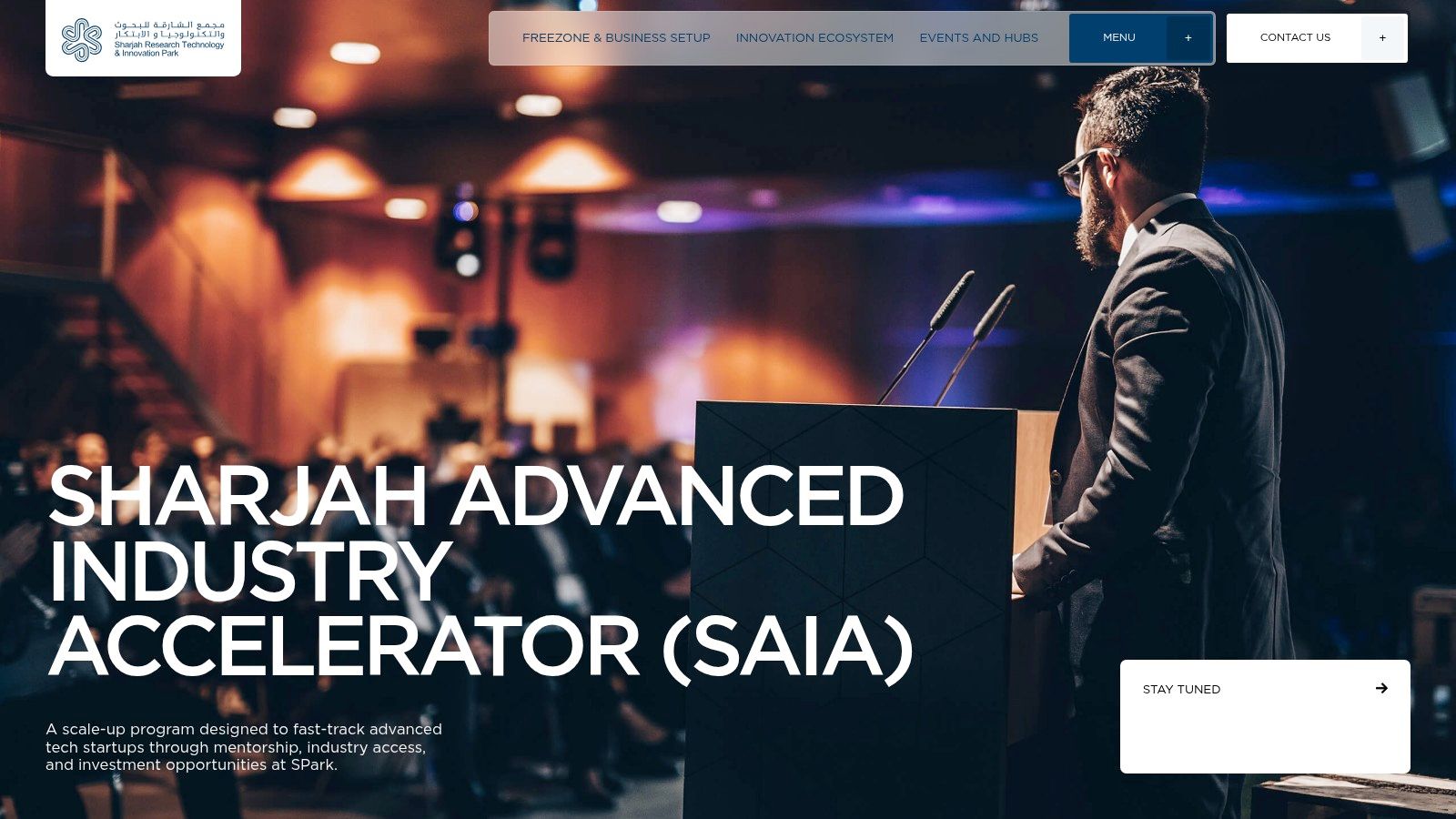 Sharjah Advanced Industry Accelerator (SAIA), SRTI Park