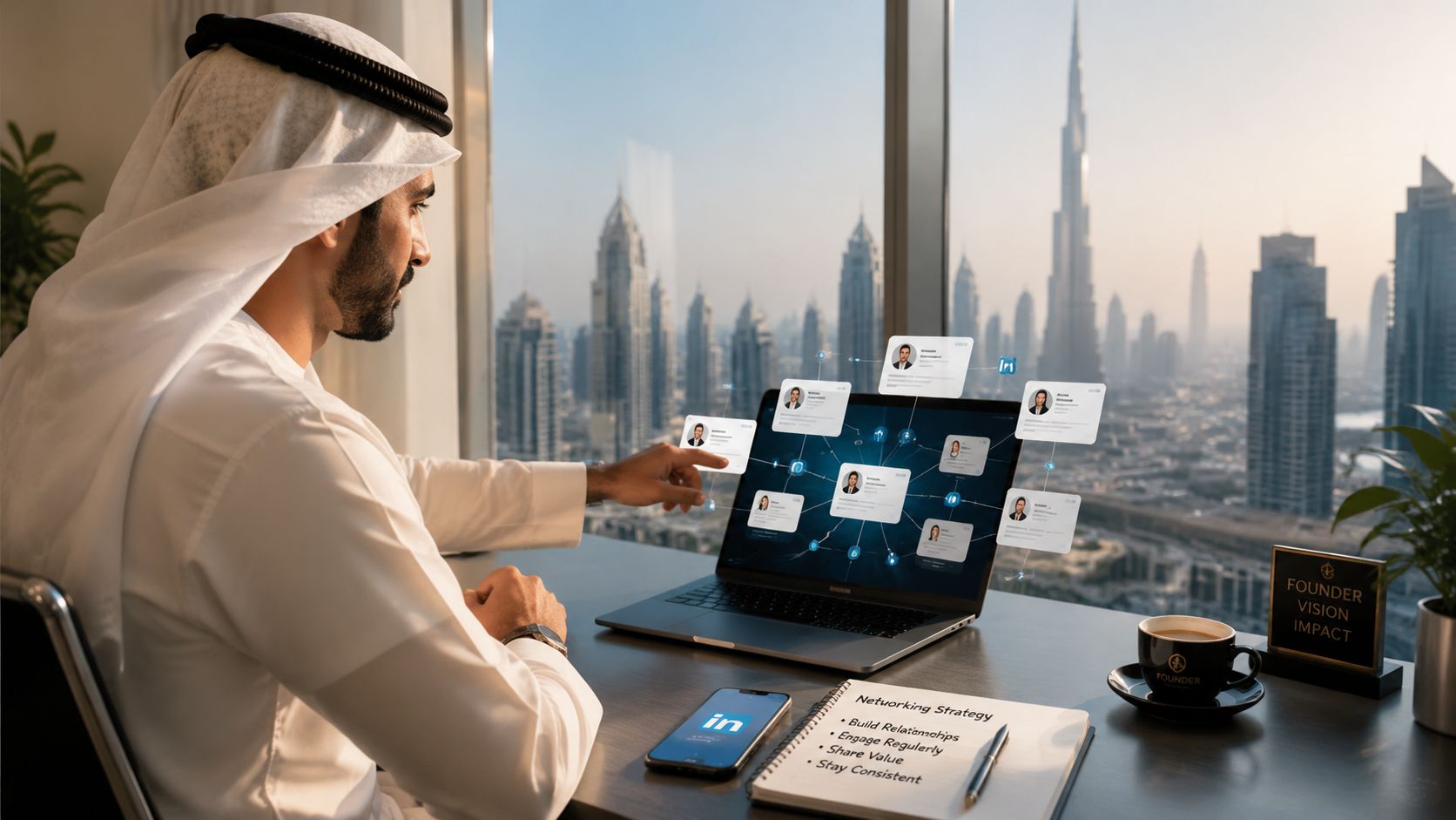 LinkedIn Networking Tips for UAE Founders