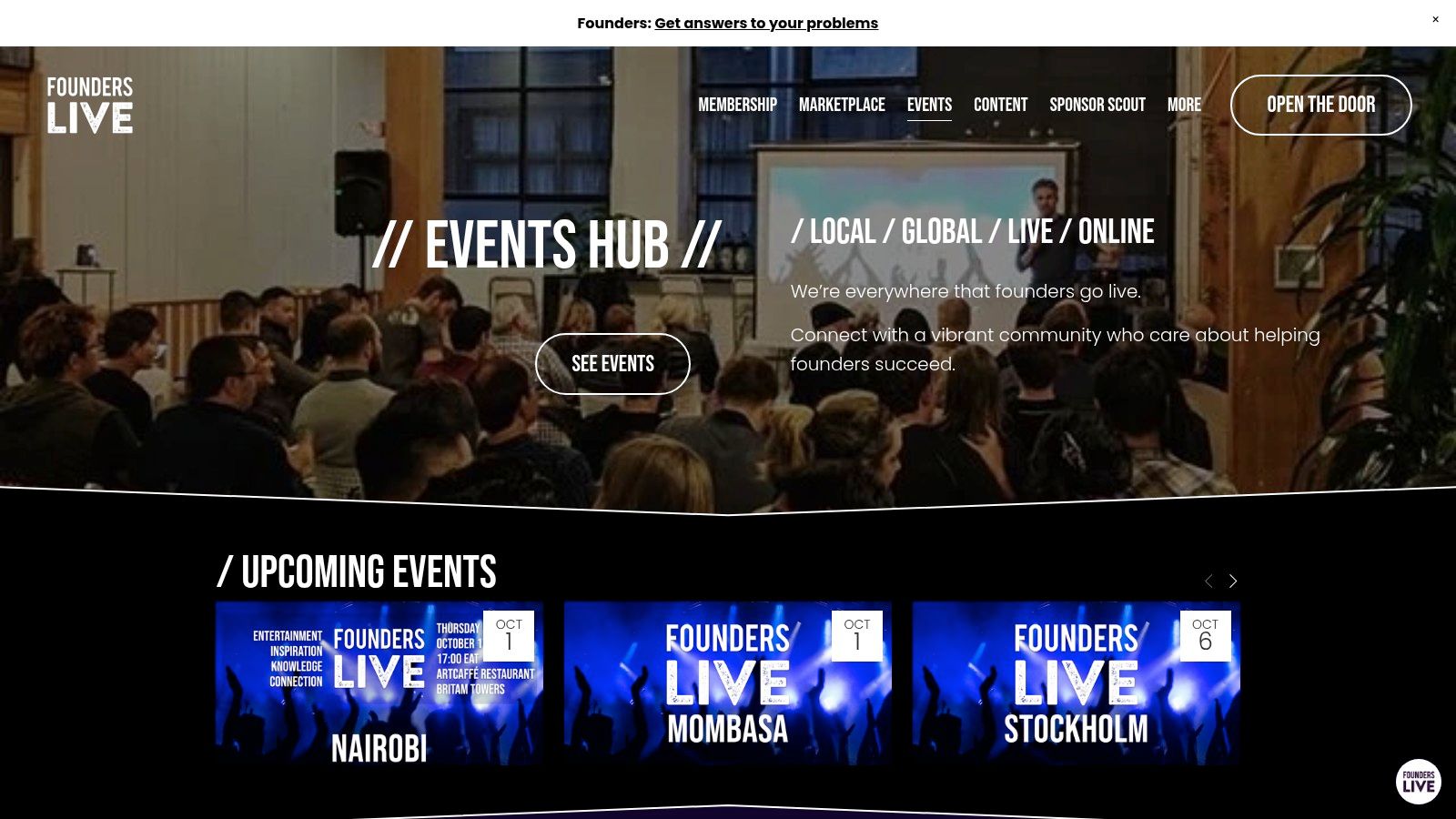 Founders Live Cairo