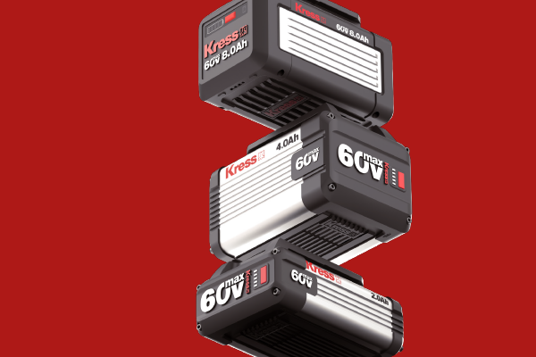 Kress professional battery technology, all the power of petrol without petrol
