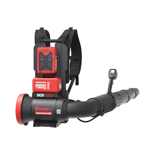 Kress cordless commercial landscaping tools including trimmers and blowers