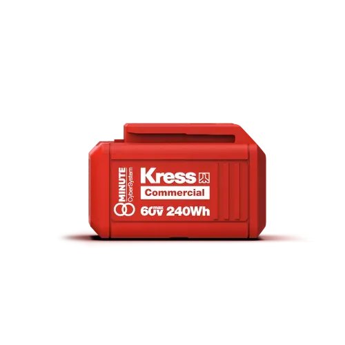 Kress 60V lithium battery for cordless landscaping equipment