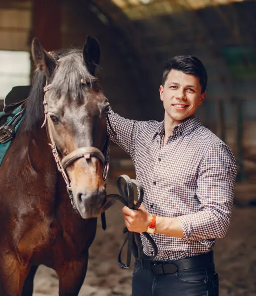 Man with Horse
