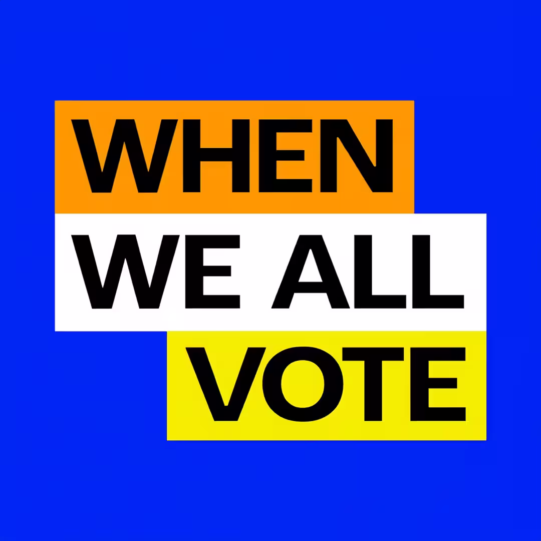 when we all vote logo