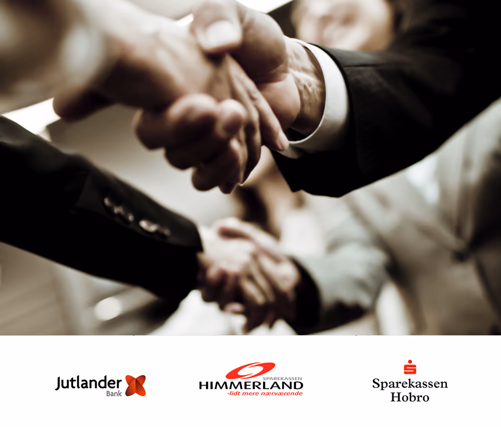 Financial advisor for Sparekassen Himmerland and Sparekassen Hobro in the merger of Jutlander Bank