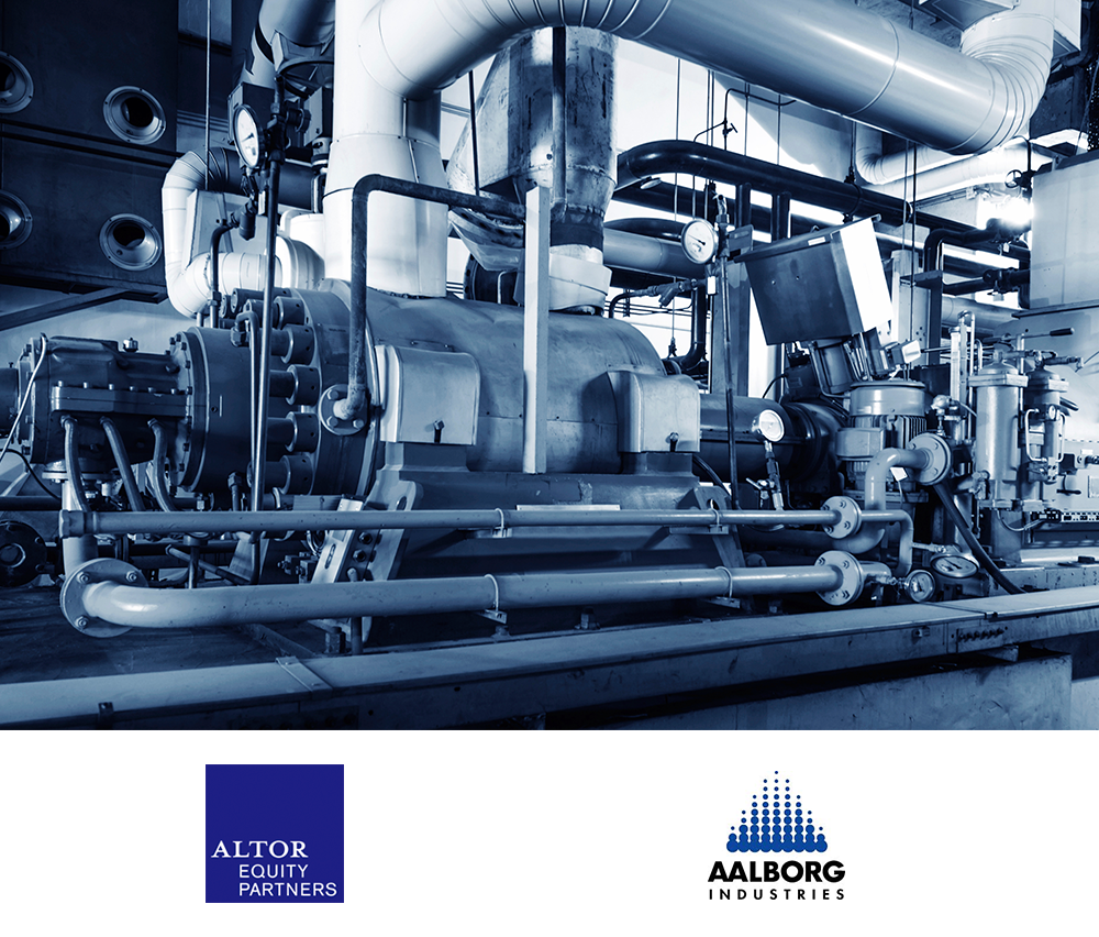 Financial advisor to Altor Equity Partners in acquisition of Aalborg Industries