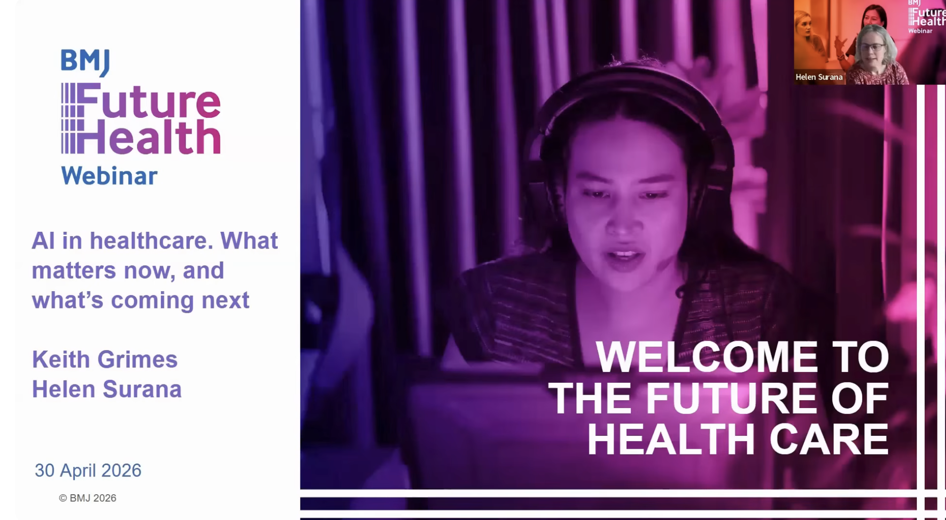 Keith Grimes on BMJ Future Health: AI governance, clinical safety, and what clinicians need to know in 2026