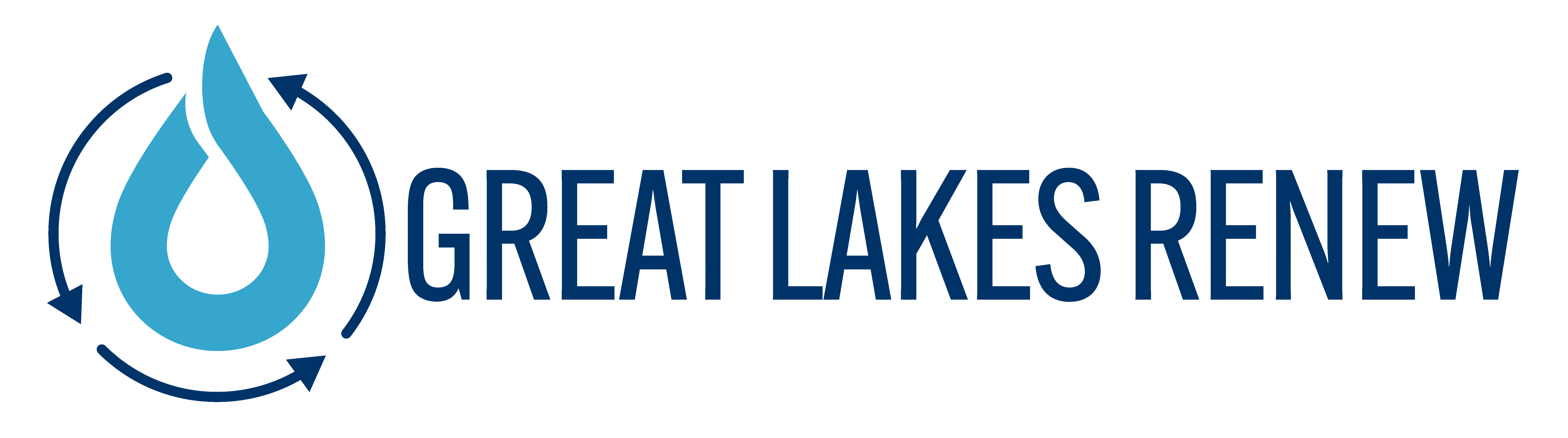 Current brand logo in navy blue cursive lettering.