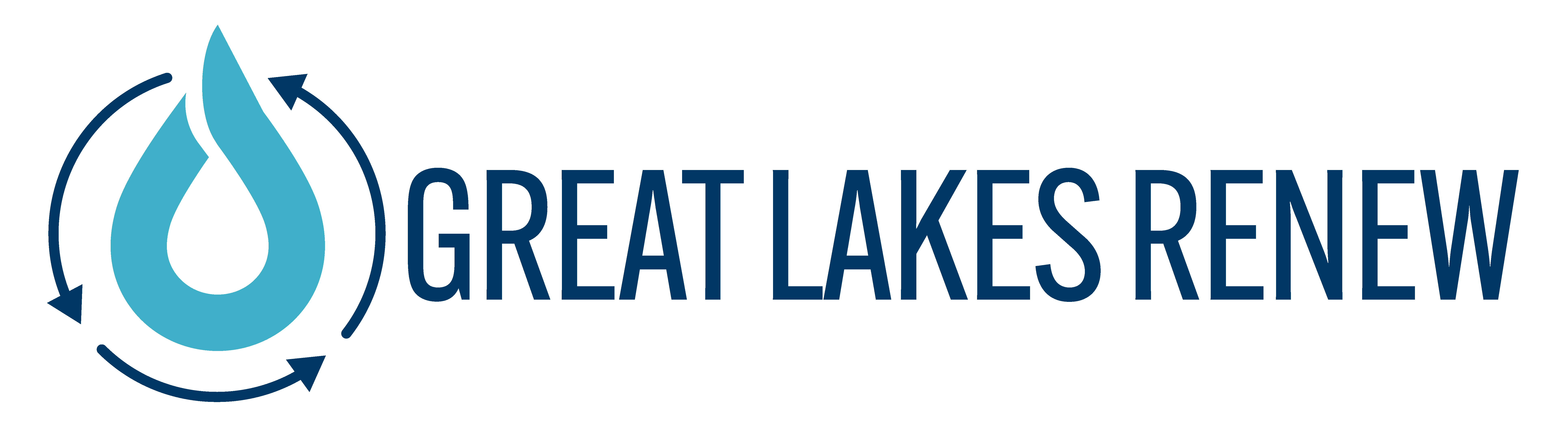 Current brand logo in navy blue cursive lettering.