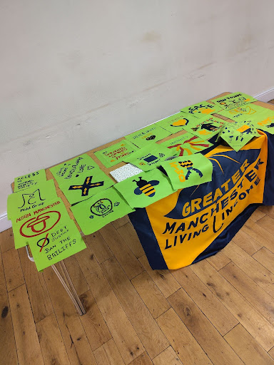 Panels created in the workshop showing reasons for involvement