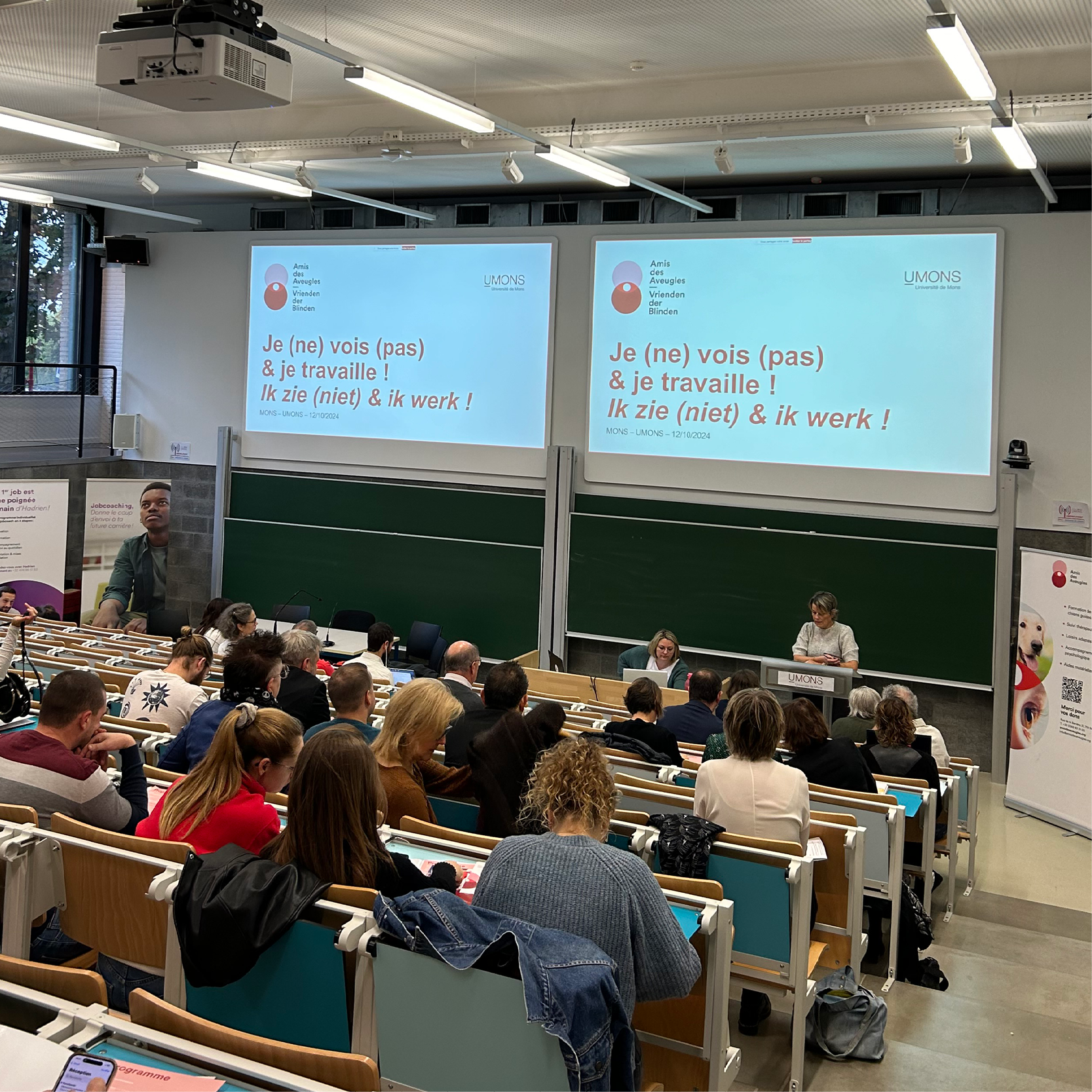 auditoire lors de notre symposium annuel à L'UMONS